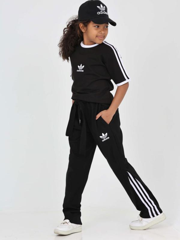 Kız Çocuk Kısa Kol Adidas Eşofman Takımı